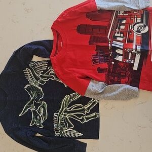 Carters Long Sleeve Tees, 2T